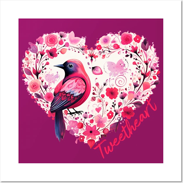 Tweetheart Sweet Bird Wall Art by Graphics Gurl